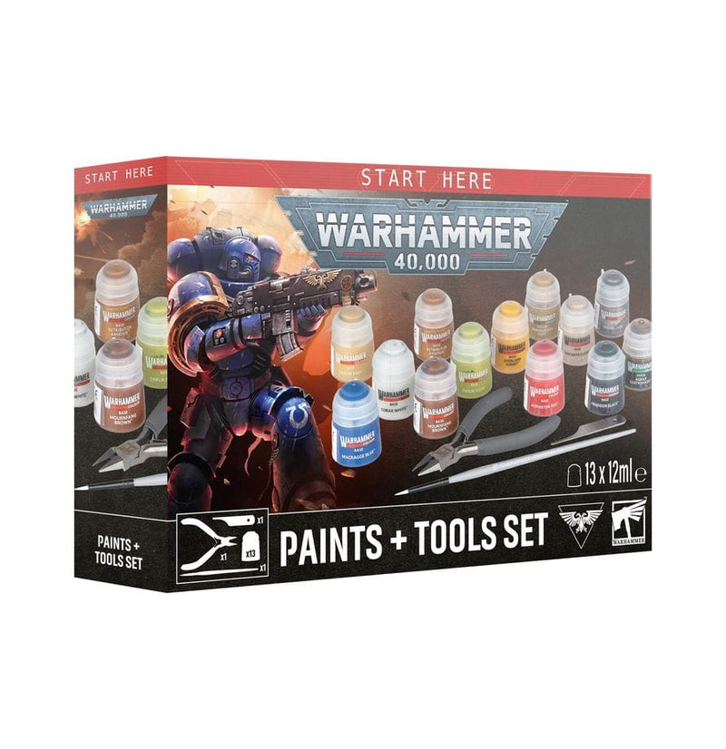 Games Workshop Warhammer 40000: Paints + Tools 2026 available at Northumbrian Tin Soldier