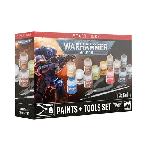 Games Workshop Warhammer 40000: Paints + Tools 2026 available at Northumbrian Tin Soldier