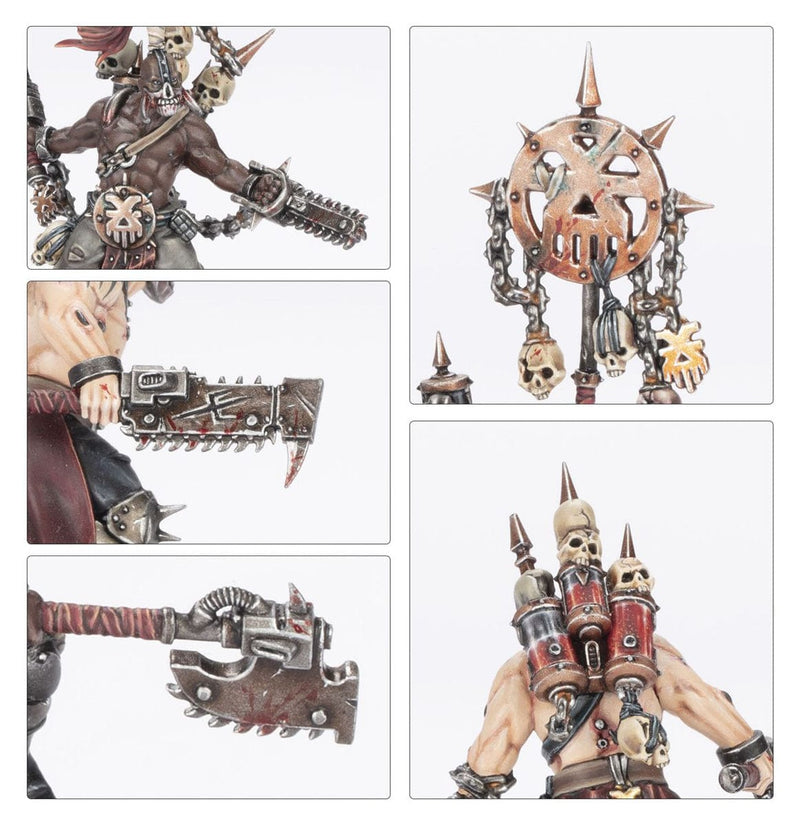 Games Workshop Warhammer 40000: World Eaters  Gorestorm Slaughterpack available at Northumbrian Tin Soldier