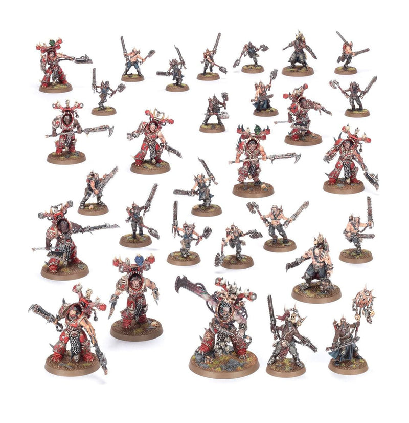 Games Workshop Warhammer 40000: World Eaters  Gorestorm Slaughterpack available at Northumbrian Tin Soldier