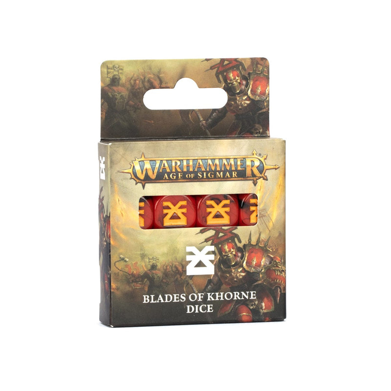 Games Workshop Warhammer Age of Sigmar: Blades of Khorne - Dice available at Northumbrian Tin Soldier