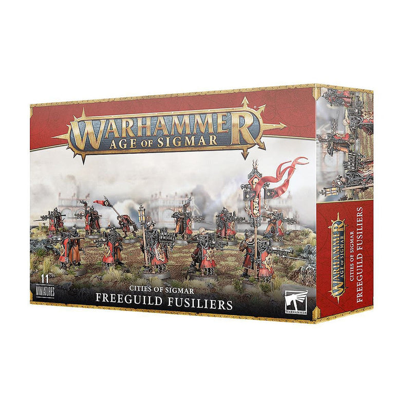 Games Workshop Warhammer Age of Sigmar: Cities Of Sigmar - Freeguild Fusiliers available at Northumbrian Tin Soldier