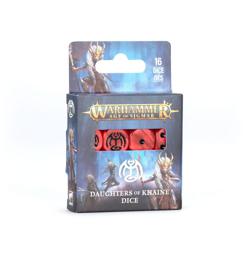 Games Workshop Warhammer Age Of Sigmar: Daughters of Khaine - Dice available at Northumbrian Tin Soldier