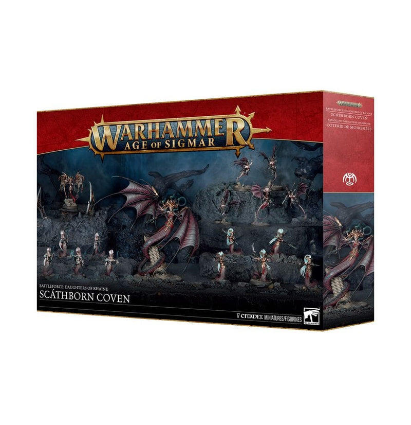 Games Workshop Warhammer Age Of Sigmar: Daughters of Khaine - Scathborn Coven available at Northumbrian Tin Soldier