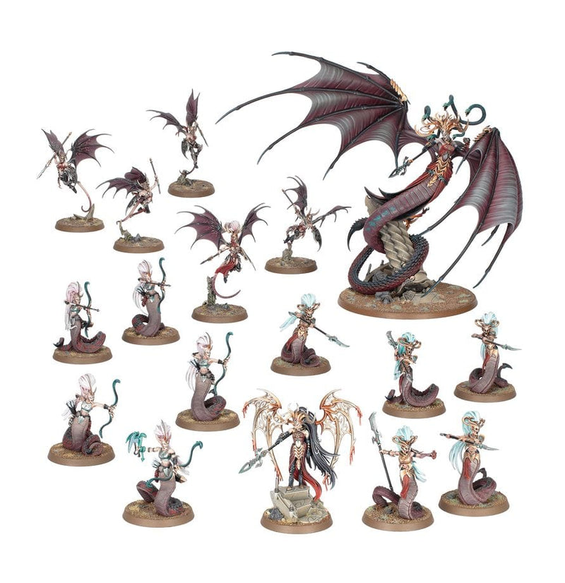 Games Workshop Warhammer Age Of Sigmar: Daughters of Khaine - Scathborn Coven available at Northumbrian Tin Soldier