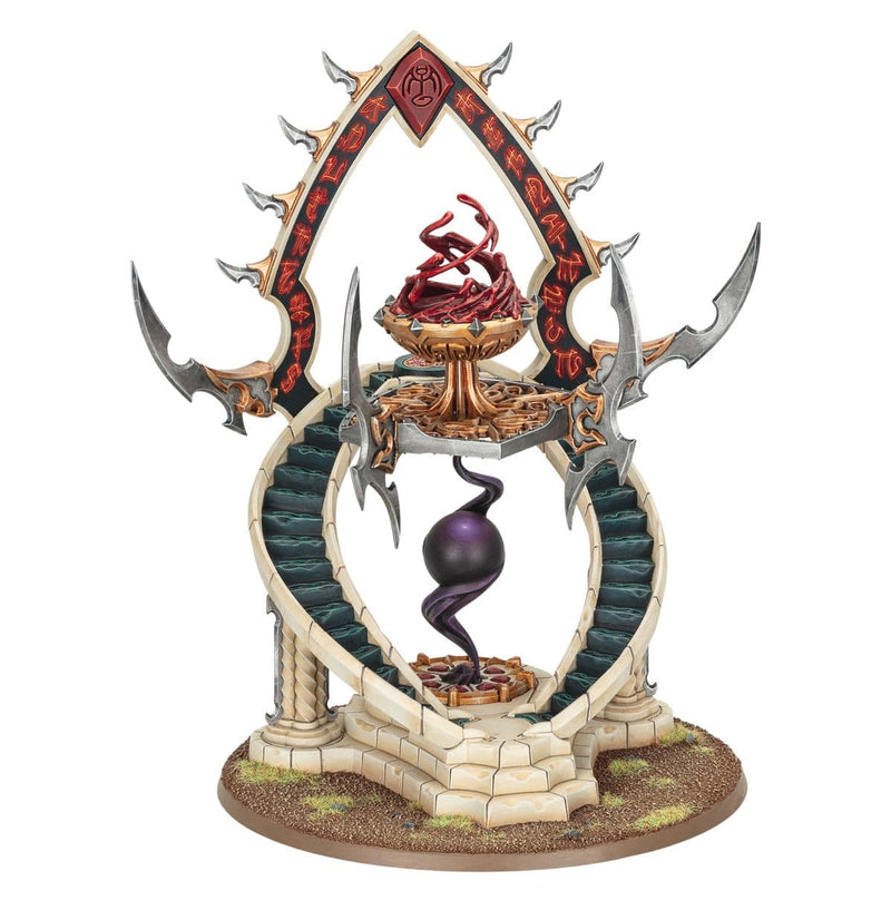 Games Workshop Warhammer Age Of Sigmar: Daughters of Khaine - Shrine of Dark Tribute available at Northumbrian Tin Soldier