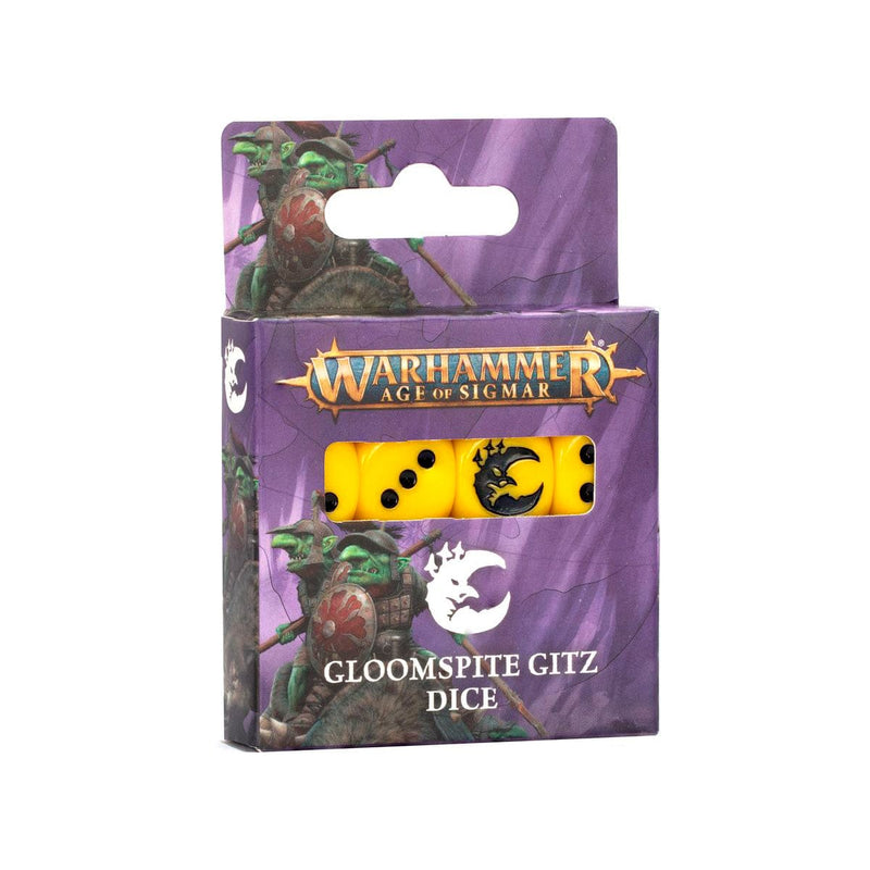 Games Workshop Warhammer Age of Sigmar: Gloomspite Gitz - Dice available at Northumbrian Tin Soldier
