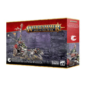 Games Workshop Warhammer Age of Sigmar: Gloomspite Gitz - Snarlboss On War-Wheela available at Northumbrian Tin Soldier