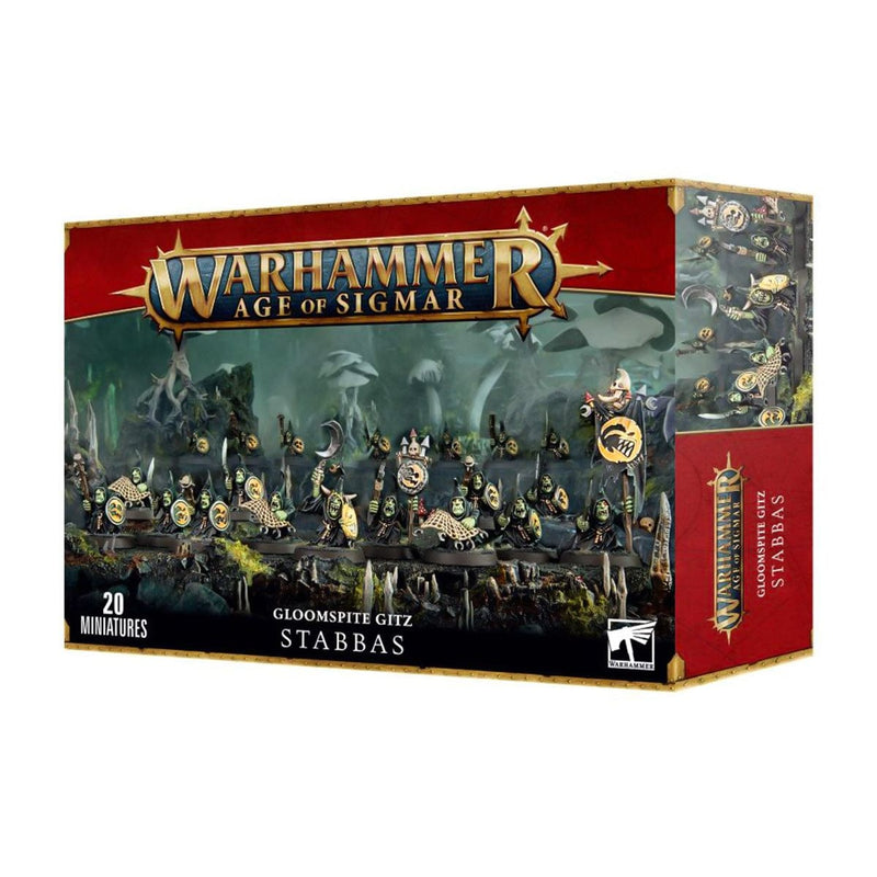 Games Workshop Warhammer Age of Sigmar: Gloomspite Gitz - Stabbas available at Northumbrian Tin Soldier