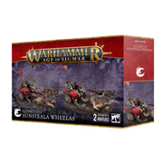 Games Workshop Warhammer Age of Sigmar: Gloomspite Gitz - Sunsteala Wheelas available at Northumbrian Tin Soldier