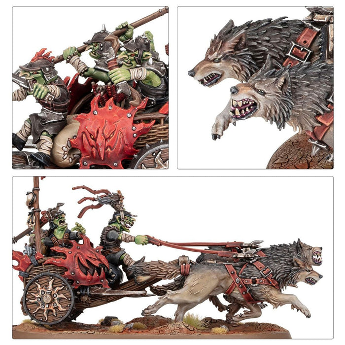 Games Workshop Warhammer Age of Sigmar: Gloomspite Gitz - Sunsteala Wheelas available at Northumbrian Tin Soldier