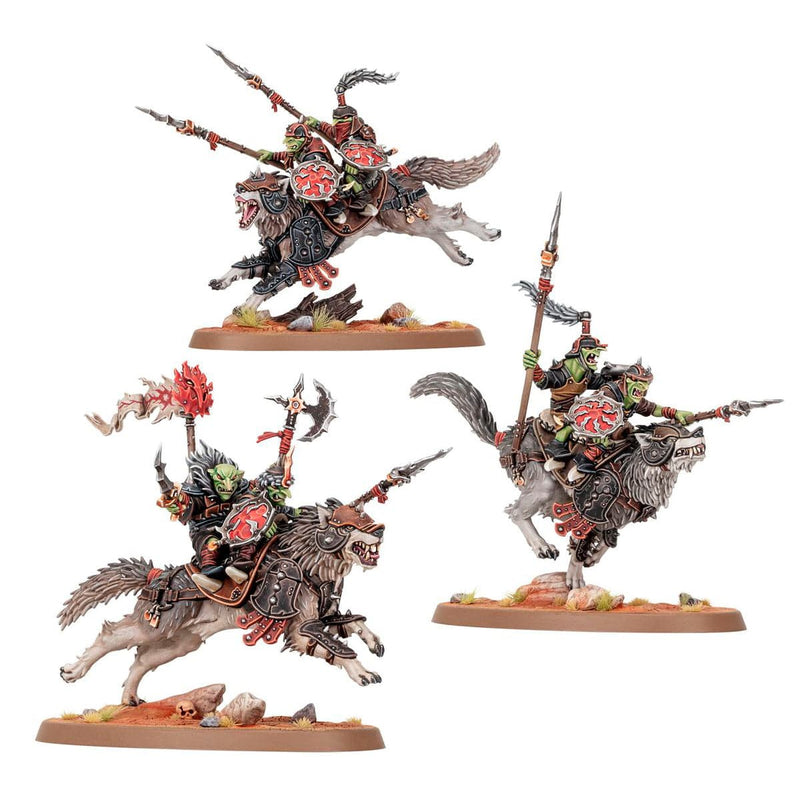 Games Workshop Warhammer Age of Sigmar: Gloosmpite Gitz - Snarlpack Cavalry available at Northumbrian Tin Soldier