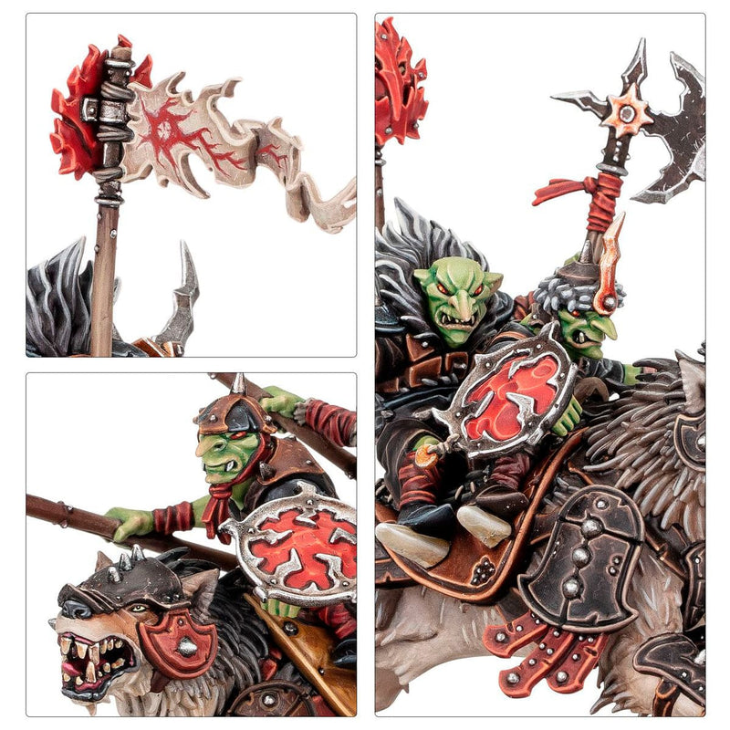 Games Workshop Warhammer Age of Sigmar: Gloosmpite Gitz - Snarlpack Cavalry available at Northumbrian Tin Soldier