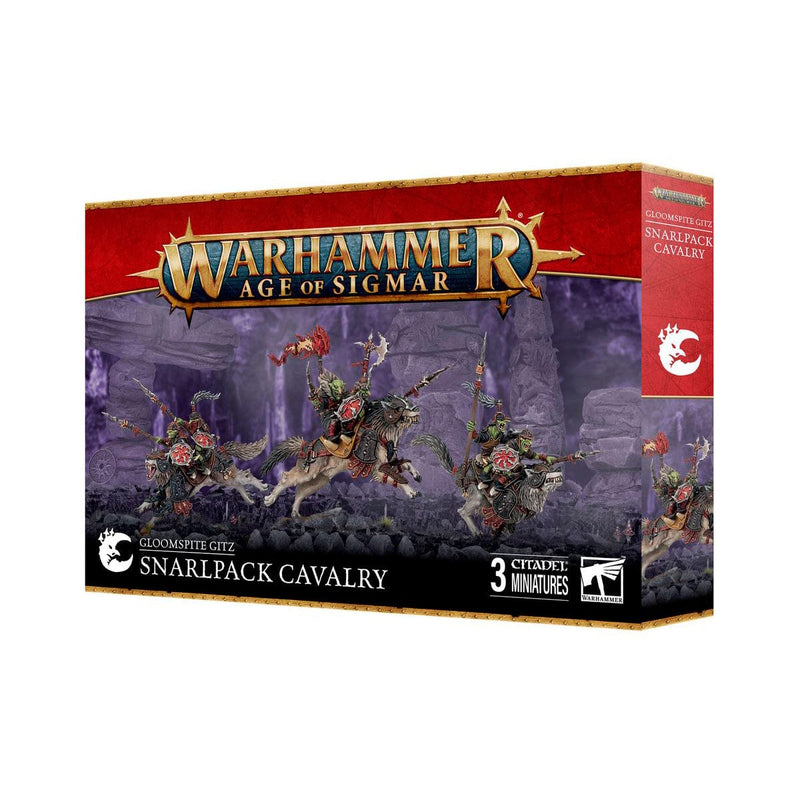 Games Workshop Warhammer Age of Sigmar: Gloosmpite Gitz - Snarlpack Cavalry available at Northumbrian Tin Soldier