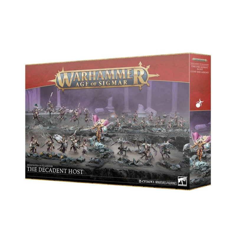 Games Workshop Warhammer Age Of Sigmar:Hedonites Of Slaanesh - The Decadent Host available at Northumbrian Tin Soldier