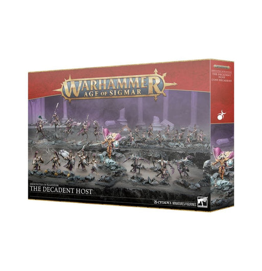 Games Workshop Warhammer Age Of Sigmar:Hedonites Of Slaanesh - The Decadent Host available at Northumbrian Tin Soldier