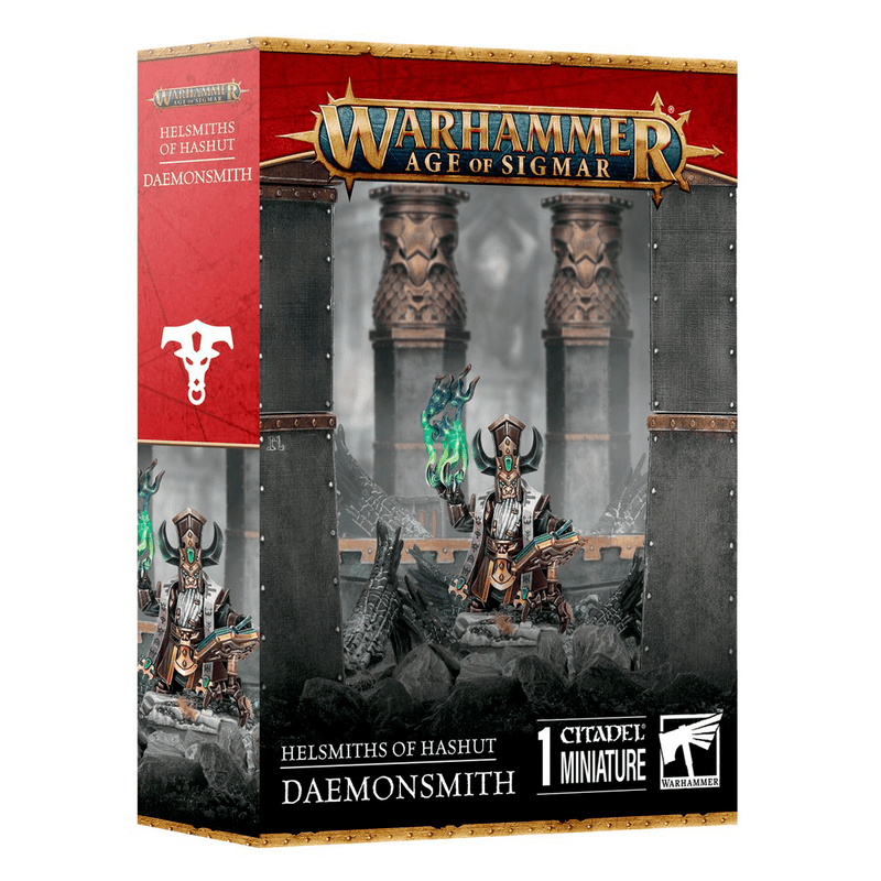 Games Workshop Warhammer Age of Sigmar: Helsmiths of Hashut - Daemonsmith available at Northumbrian Tin Soldier
