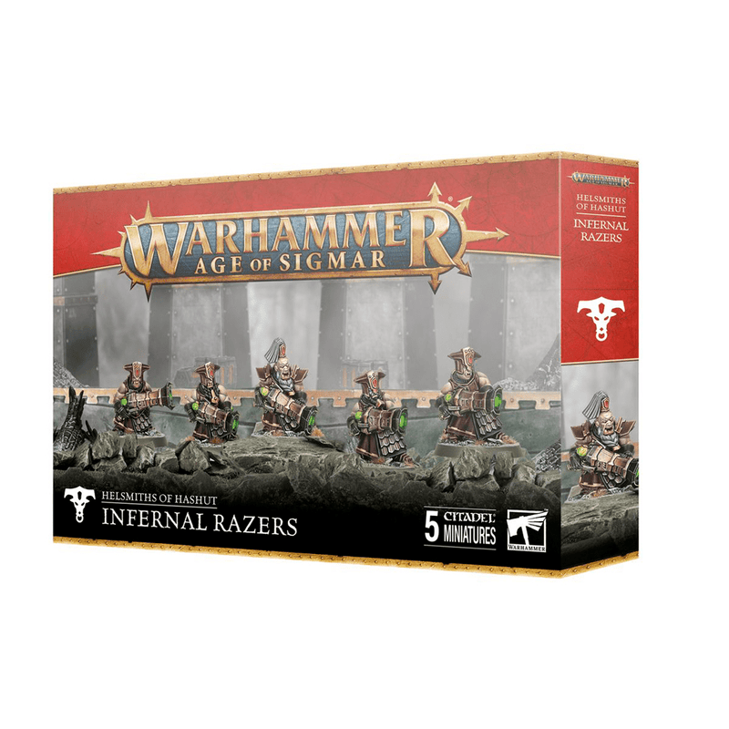 Games Workshop Warhammer Age of Sigmar: Helsmiths of Hashut - Infernal Razers available at Northumbrian Tin Soldier