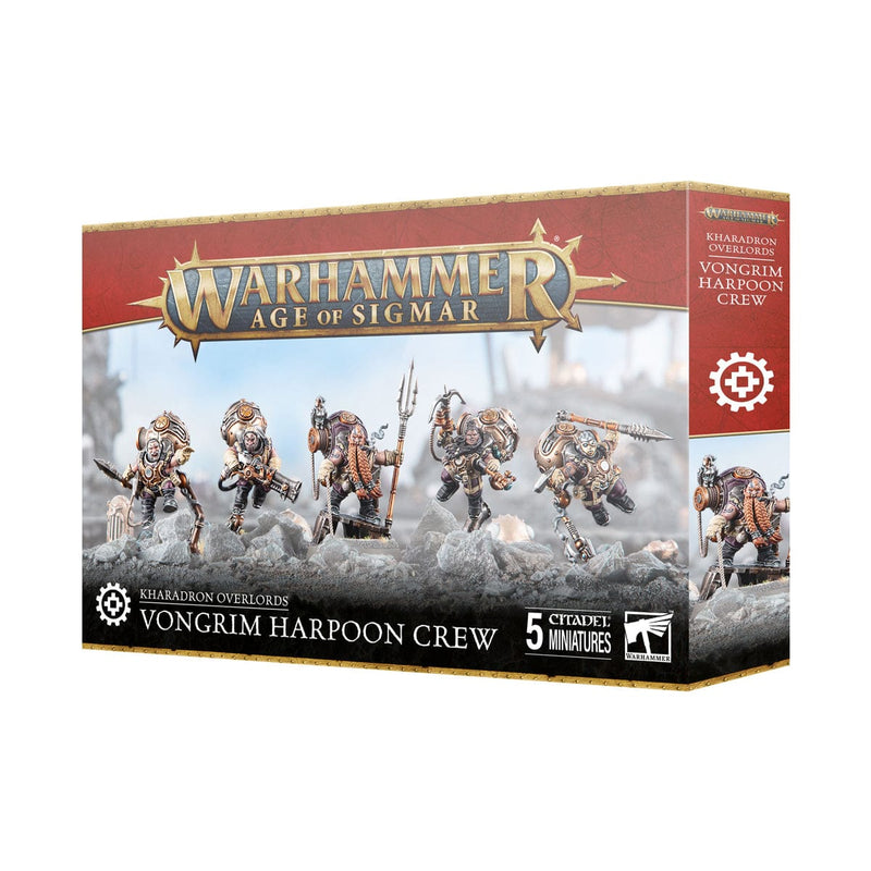 Games Workshop Warhammer Age of Sigmar: Kharadon Overlords - Vongrim Harpoon Crew available at Northumbrian Tin Soldier