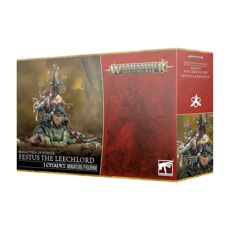 Games Workshop Warhammer Age of Sigmar: Maggotkin Of Nurgle - Festus The Leechlord available at Northumbrian Tin Soldier