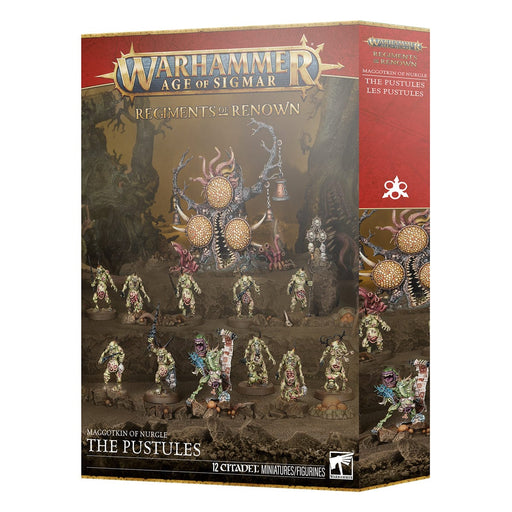 Games Workshop Warhammer Age of Sigmar: Maggotkin Of Nurgle - The Pustules available at Northumbrian Tin Soldier