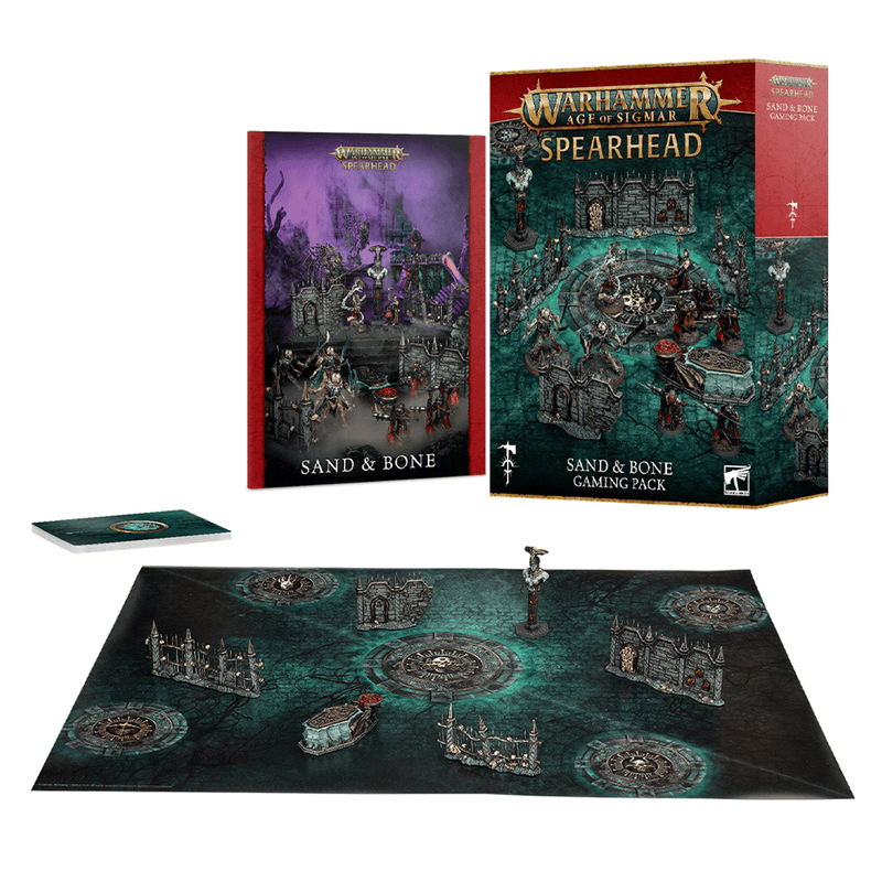Games Workshop Warhammer Age of Sigmar: Sand And Bone Gaming Pack available at Northumbrian Tin Soldier