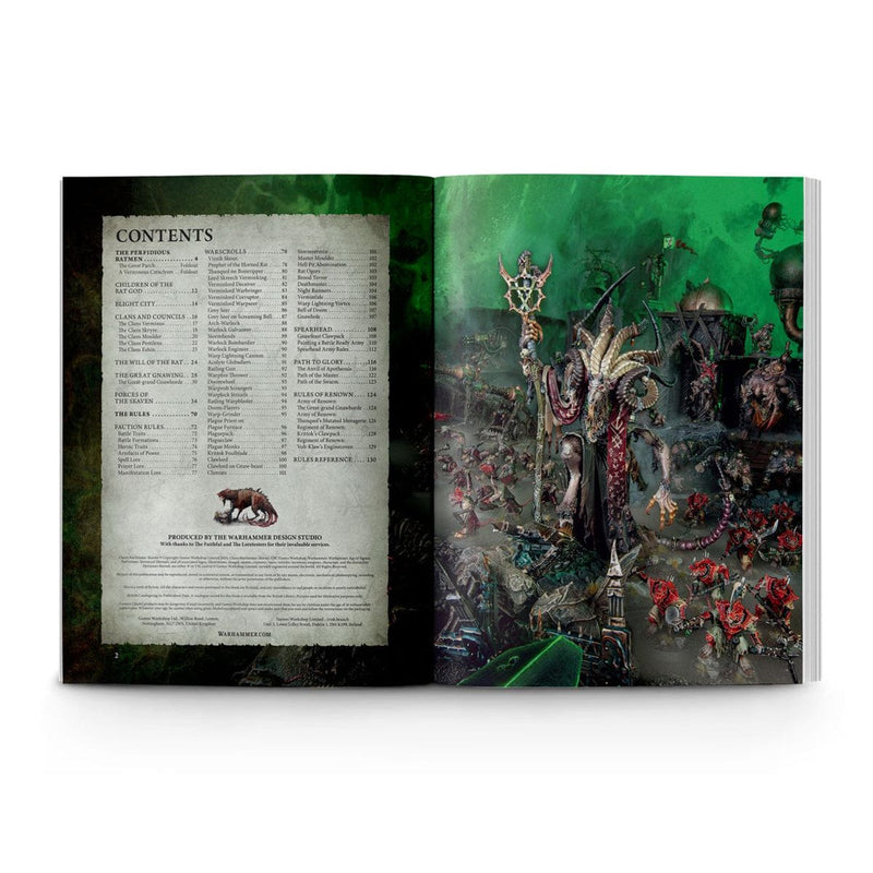 Games Workshop Warhammer Age of Sigmar: Skaven - Battletome available at Northumbrian Tin Soldier