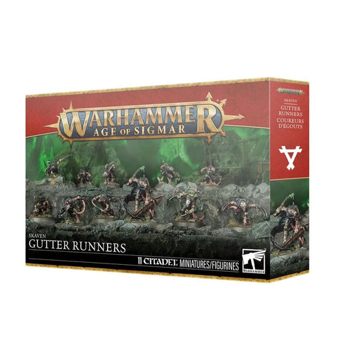 Games Workshop Warhammer Age Of Sigmar: Skaven - Gutter Runners available at Northumbrian Tin Soldier