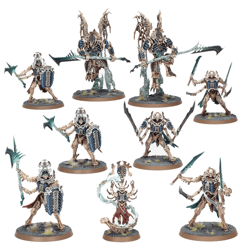 Games Workshop Warhammer Age of Sigmar: Spearhead - Bonereapers Mortisan Elite available at Northumbrian Tin Soldier