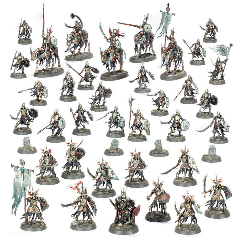 Games Workshop Warhammer Age of Sigmar: Spearhead -  Deathrattle Tomb Host available at Northumbrian Tin Soldier