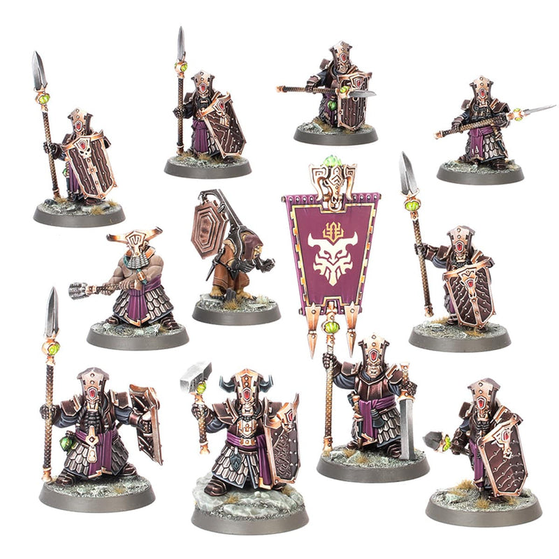 Games Workshop Warhammer Age of Sigmar: Spearhead - Helsmiths of Hashut Army Set available at Northumbrian Tin Soldier