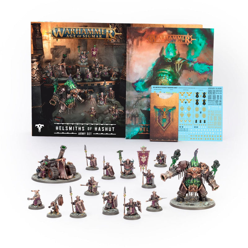 Games Workshop Warhammer Age of Sigmar: Spearhead - Helsmiths of Hashut Army Set available at Northumbrian Tin Soldier