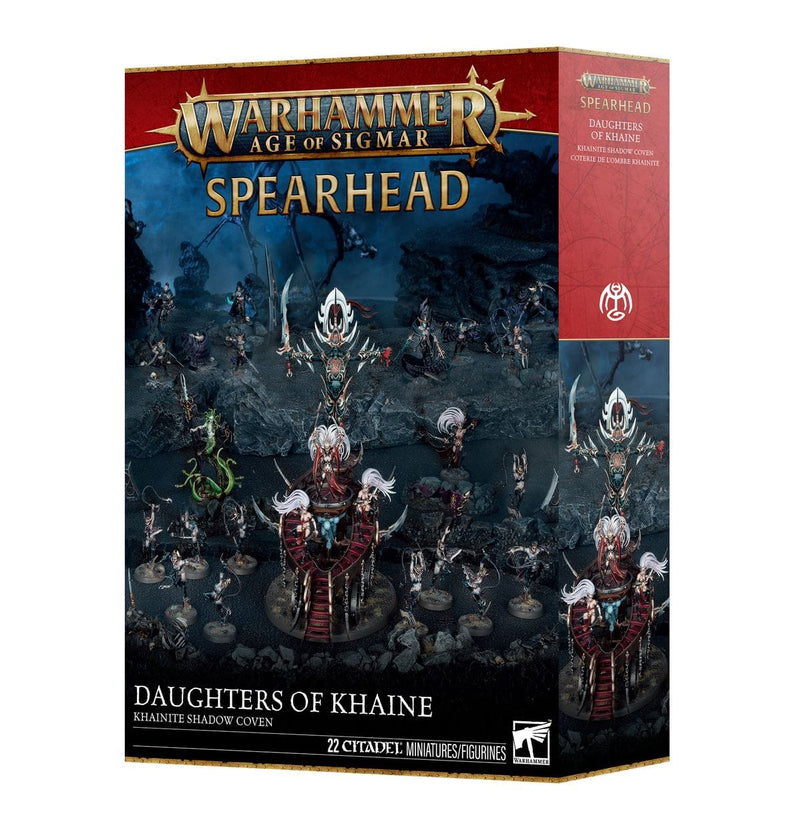 Games Workshop Warhammer Age Of Sigmar: Spearhead - Khainite Shadow Coven available at Northumbrian Tin Soldier
