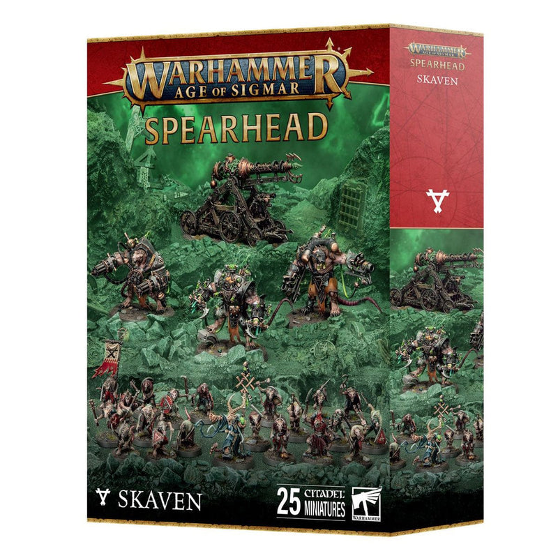 Games Workshop Warhammer Age of Sigmar: Spearhead - Skaven available at Northumbrian Tin Soldier