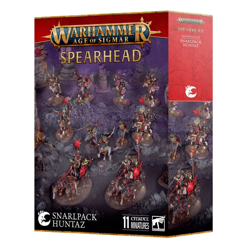 Games Workshop Warhammer Age of Sigmar: Spearhead -  Snarlpack Huntaz available at Northumbrian Tin Soldier