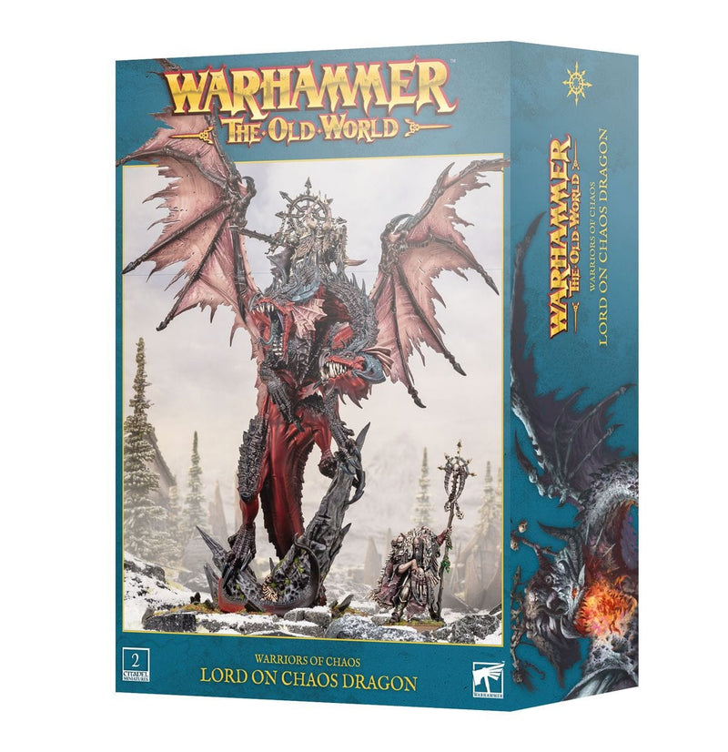 Games Workshop Warhammer Age Of Sigmar:Warriors of Chaos: Lord on Chaos Dragon available at Northumbrian Tin Soldier