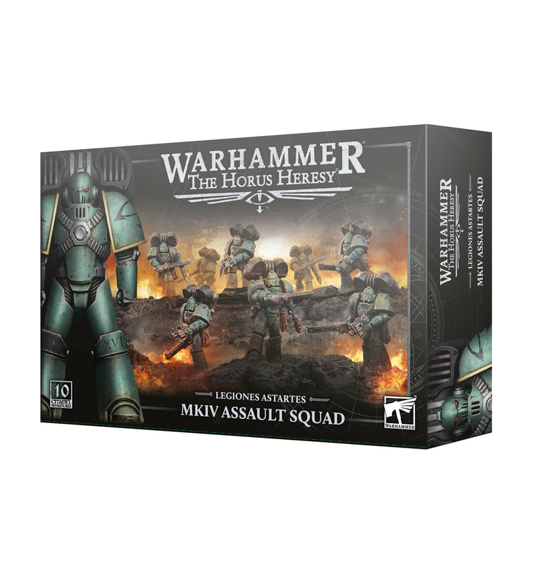 Games Workshop Warhammer The Horus Heresey: Legiones Astartes - MkIV Assault Squad available at Northumbrian Tin Soldier