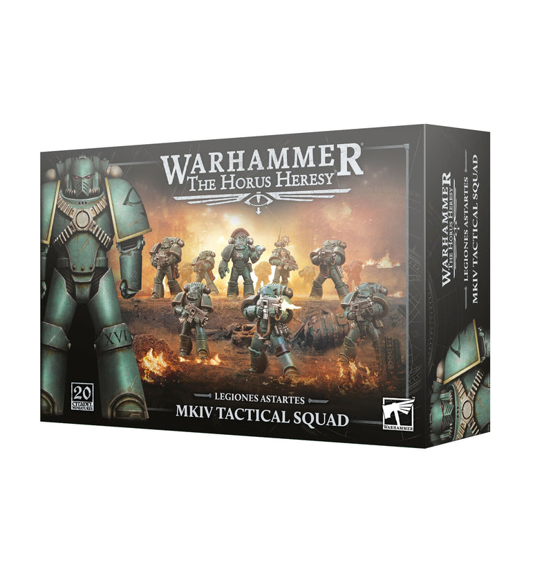 Games Workshop Warhammer The Horus Heresey: Legiones Astartes - MkIV Tactical Squad available at Northumbrian Tin Soldier