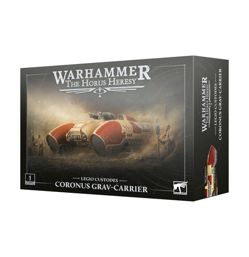 Games Workshop Warhammer The Horus Heresy: Legio Custodes: Coronus Grav-Carrier available at Northumbrian Tin Soldier