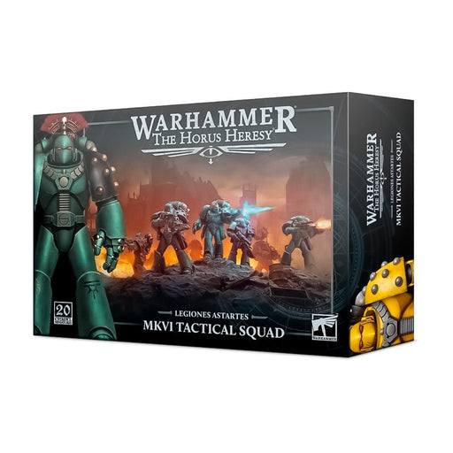 Games Workshop Warhammer The Horus Heresy: Legion MKVI Tactical Squad available at Northumbrian Tin Soldier