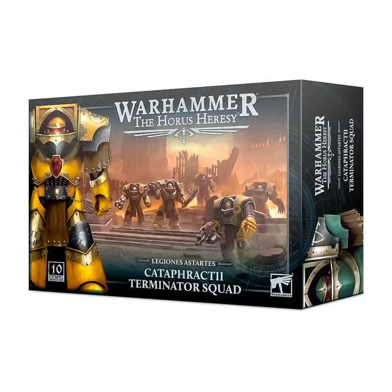 Games Workshop Warhammer The Horus Heresy: Legiones Astartes Cataphractii Terminator Squad available at Northumbrian Tin Soldier