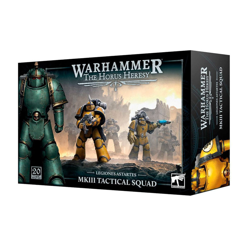 Games Workshop Warhammer The Horus Heresy: Legiones Astartes - MKIII Tactical Squad available at Northumbrian Tin Soldier