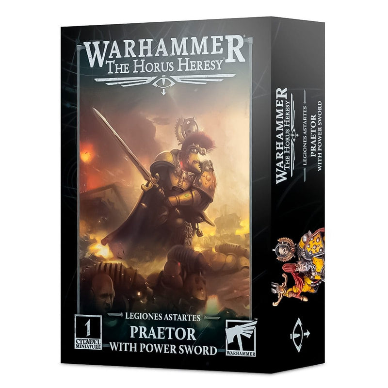 Games Workshop Warhammer The Horus Heresy: Legiones Astartes Praetor With Power Sword available at Northumbrian Tin Soldier