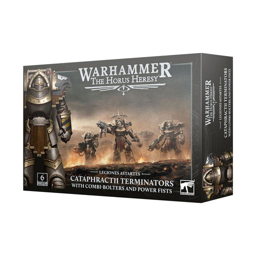 Games Workshop Warhammer The Horus Heresy: Legions Astartes - Cataphractii Terminators with Combi-bolters and Power Fists available at Northumbrian Tin Soldier