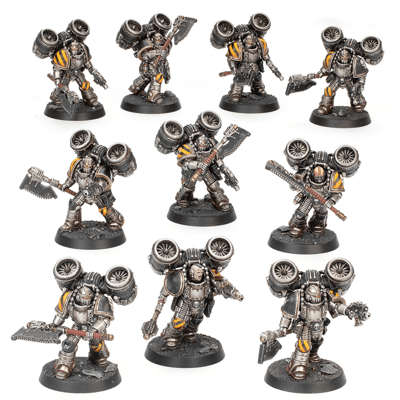 Games Workshop Warhammer The Horus Heresy: Legions Astartes - MKII Assault Squad available at Northumbrian Tin Soldier