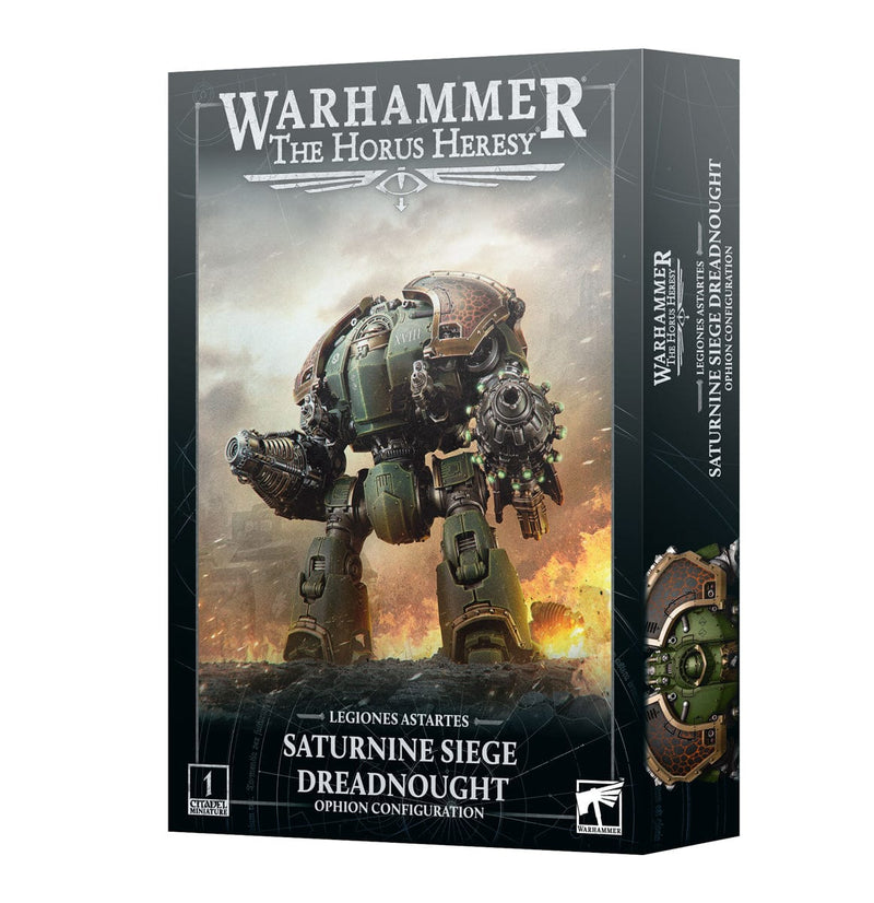 Games Workshop Warhammer The Horus Heresy: Legions Astartes - Saturnine Siege Dreadnought-Ophion available at Northumbrian Tin Soldier