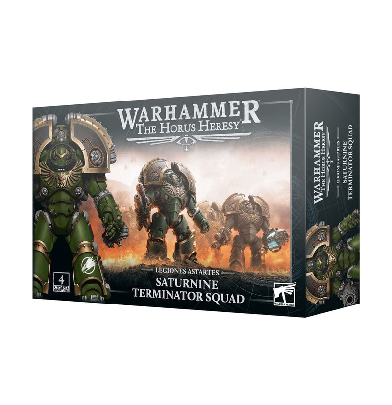 Games Workshop Warhammer The Horus Heresy: Legions Astartes - Saturnine Terminators available at Northumbrian Tin Soldier
