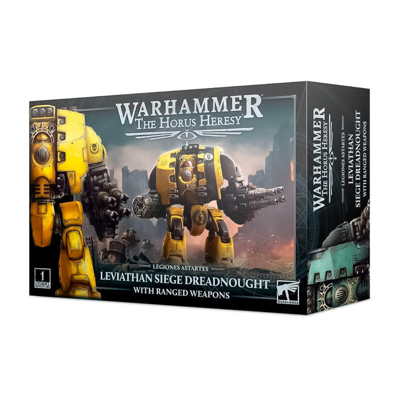 Games Workshop Warhammer The Horus Heresy: Leviathan Dreadnought + Ranged Weapons available at Northumbrian Tin Soldier