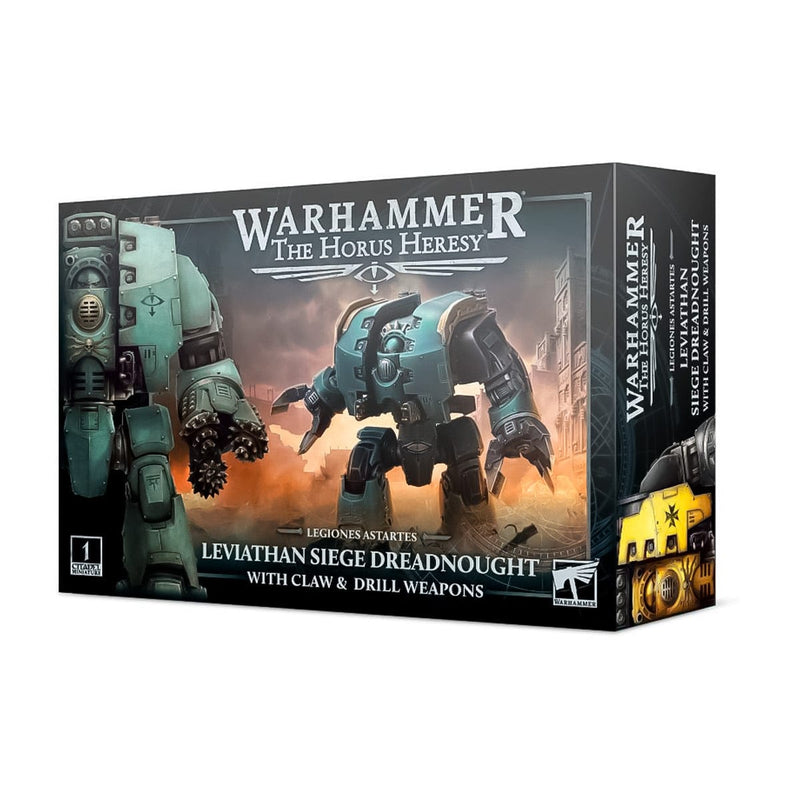 Games Workshop Warhammer The Horus Heresy: Leviathan Dreadnought With Claws/Drills available at Northumbrian Tin Soldier