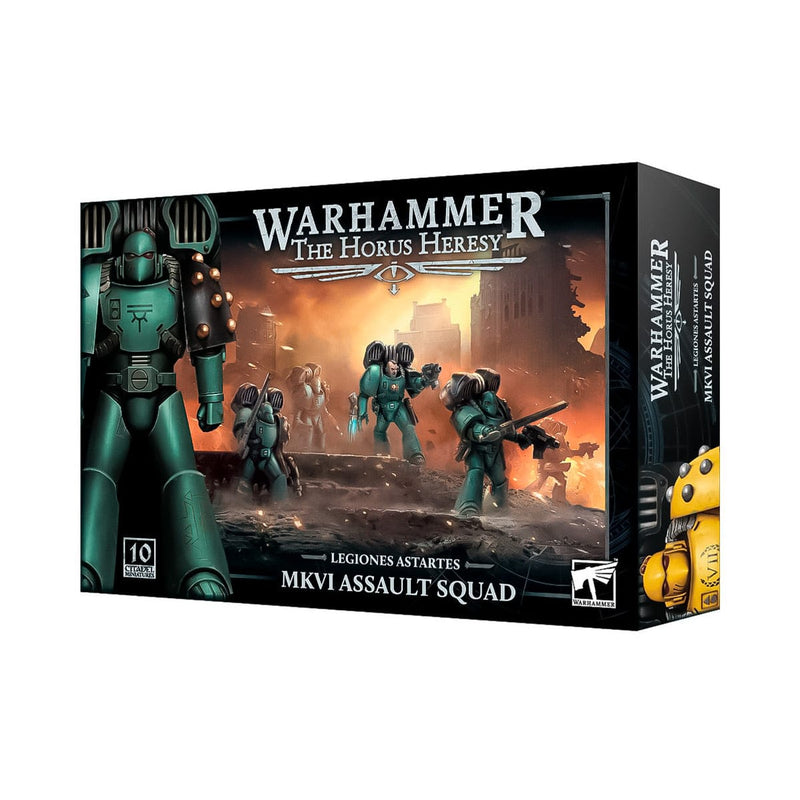 Games Workshop Warhammer The Horus Heresy: MKVI Assault Marines available at Northumbrian Tin Soldier